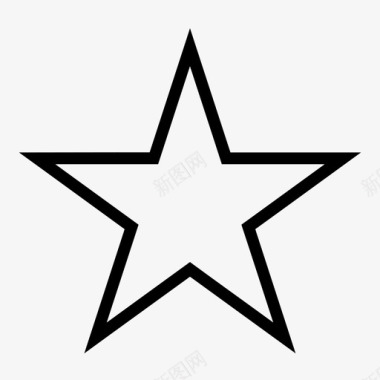 星光背景素材星星标记轮廓图标图标