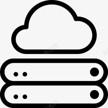 云服务器云服务器云计算云存储图标图标