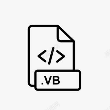 HTML的扩展vb文件文件类型系统文件图标图标