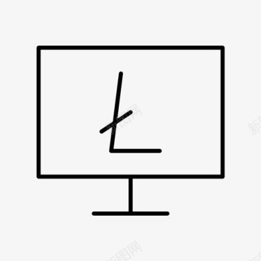 外国币显示器莱特币在线图标图标