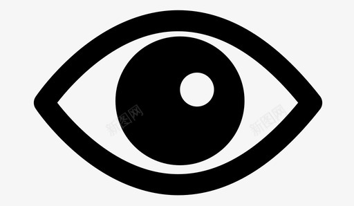 视觉眼睛瞳孔视网膜图标图标