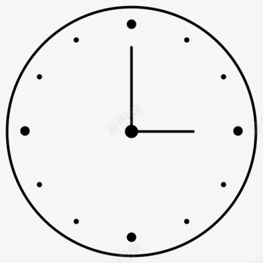 时间时钟闹钟钟面图标图标