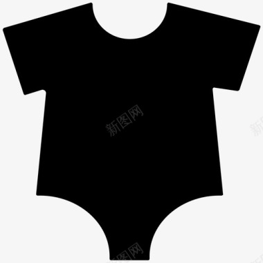 婴儿服装儿童服装服装图标图标