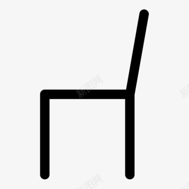 坐椅子家具腿图标图标