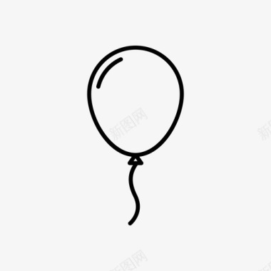 气球直播间礼物气球空气庆祝图标图标