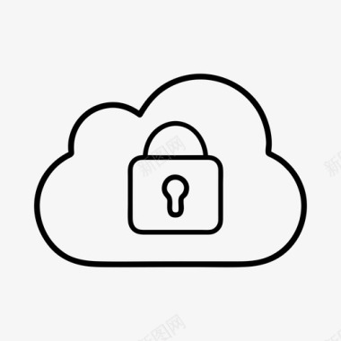 快云防护云云安全云存储图标图标