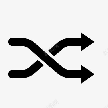 娱乐播放中随机播放音乐控制媒体控制图标图标