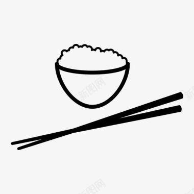 大米碗食物图标图标