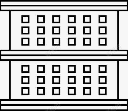 住宅海报公寓住宅租金图标图标