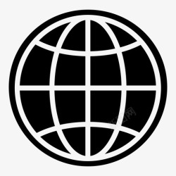 地球国际地球国际地图图标高清图片