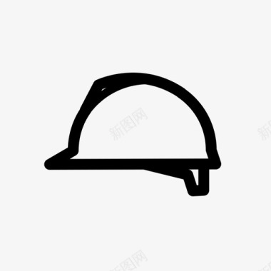 工作帽安全帽头饰图标图标