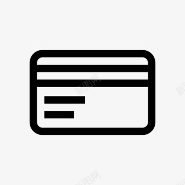 支付卡信用卡塑料卡支付卡图标图标
