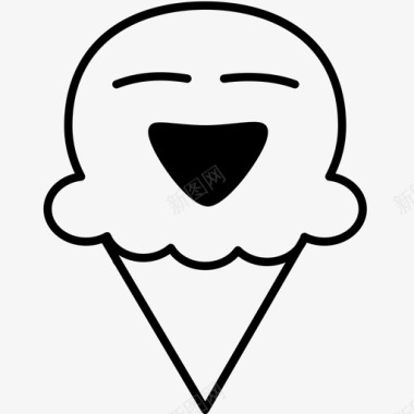 冰淇淋美味雪糕图标图标