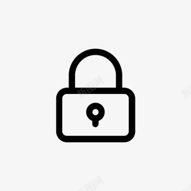 钥匙锁锁防盗钥匙图标图标