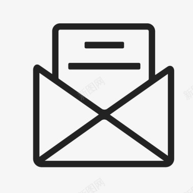 让阅读公开信电子邮件信封图标图标