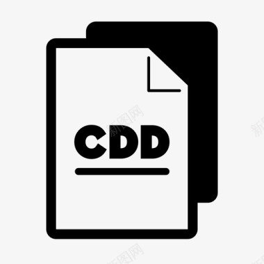 cdd文档信息图标图标