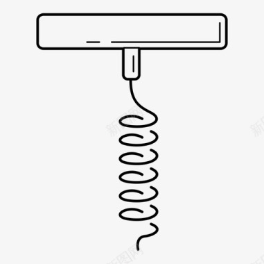 制作图纸采购产品葡萄酒螺丝葡萄酒螺丝器具图标图标