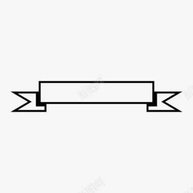 丝带数据标签横幅标牌徽章图标图标