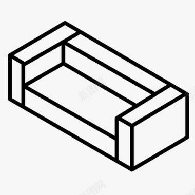 家具组合沙发沙发家具客厅图标图标