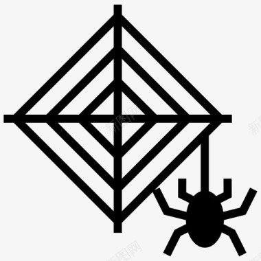 蜘蛛网幽灵网图标图标