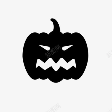 手拿南瓜jackolanternjacko灯笼请客图标图标