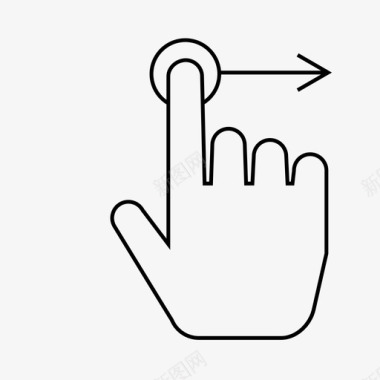 手机左右滑动向右滑动iphone左图标图标