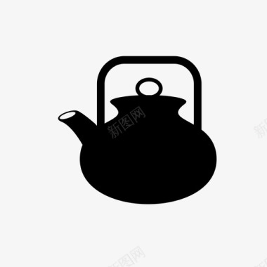 茶壶茶茶壶图标图标