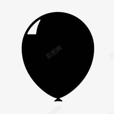 气球漂浮导航气球充气氦气图标图标
