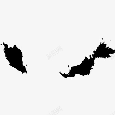 土地马来西亚人口地图图标图标