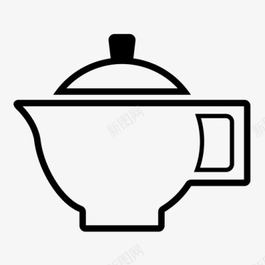 采购产品茶壶热封壶图标图标