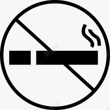 禁止吸烟警告禁烟区图标图标