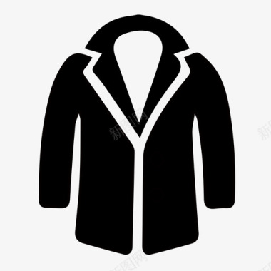 下雪天保暖外套覆盖物夹克图标图标