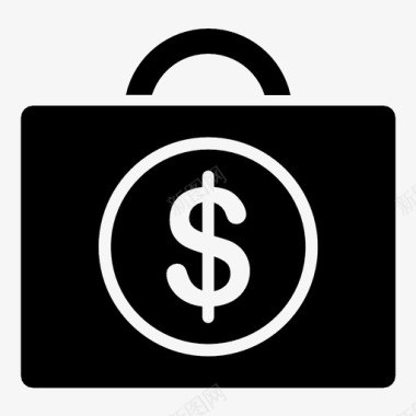 火焰美元图标会计美元电子商务图标图标