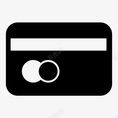 借记卡信用卡塑料支付图标图标