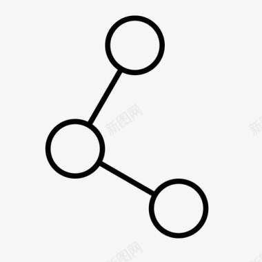 网络社交共享连接网络图标图标