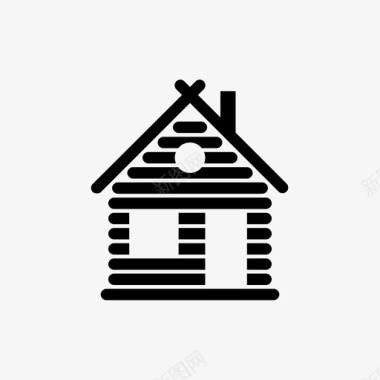 房屋村庄木材图标图标