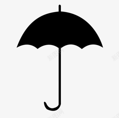 雨伞下雨下雨天图标图标