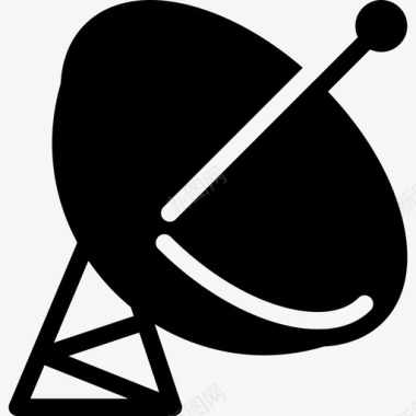 卫星天线电视信号图标图标