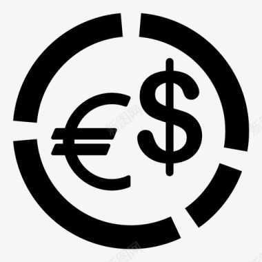 外汇货币图表信息图表图标图标