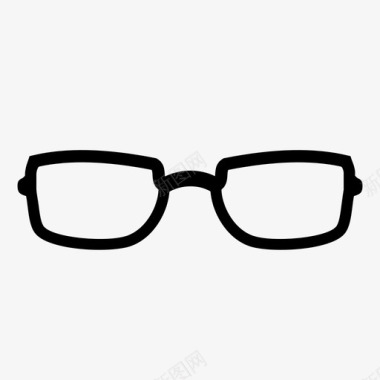 近视眼镜视力款式图标图标