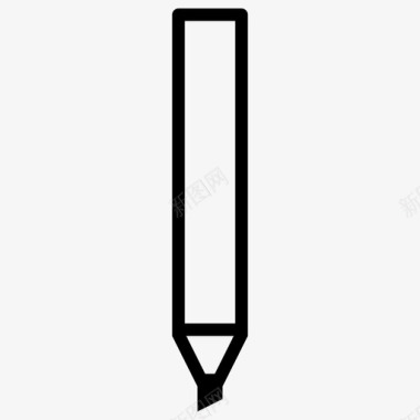 钢笔字体线条图标图标