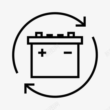 加载条电池能量负图标图标