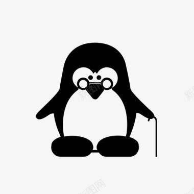 企鹅老企鹅企鹅图标图标