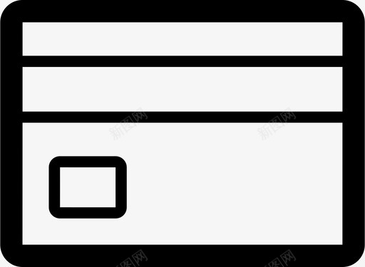 信用卡信用卡塑料卡支付卡图标图标