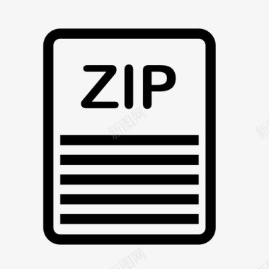 ZIP文件填写zip文件类型展开图标图标