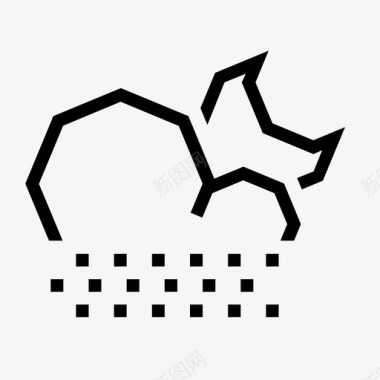 幽灵夜雾云黑暗图标图标