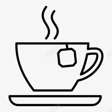茶杯茶具水壶图标图标