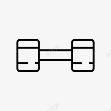 三面肌肉哑铃训练运动图标图标