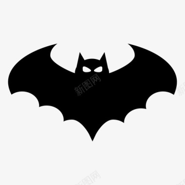 蝙蝠恐怖夜晚图标图标