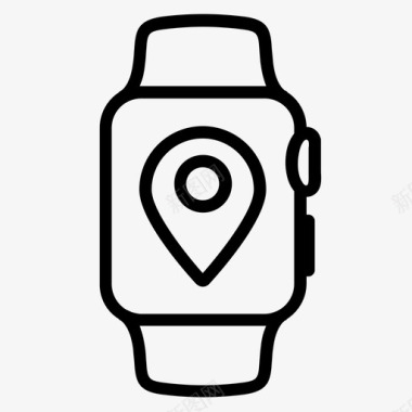 做工精致applewatch尖端技术时尚图标图标